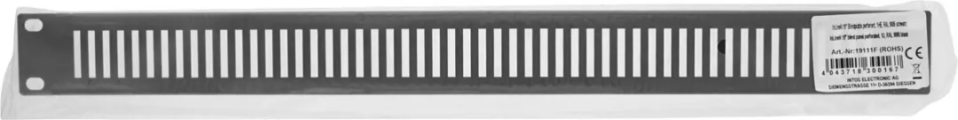 InLine 19111F Ventilatiepaneel 1U - Zwart