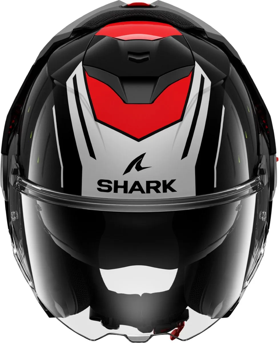 Shark Rydger Motorhelm - Maat M - Zwart/Zilver/Rood