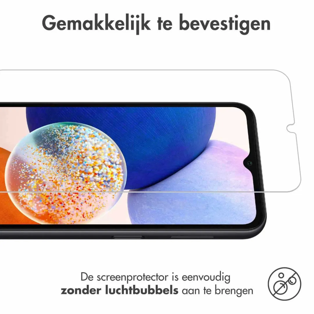 imoshiion Screenprotector Gehard Glas 3 Stuks - Samsung Galaxy A14