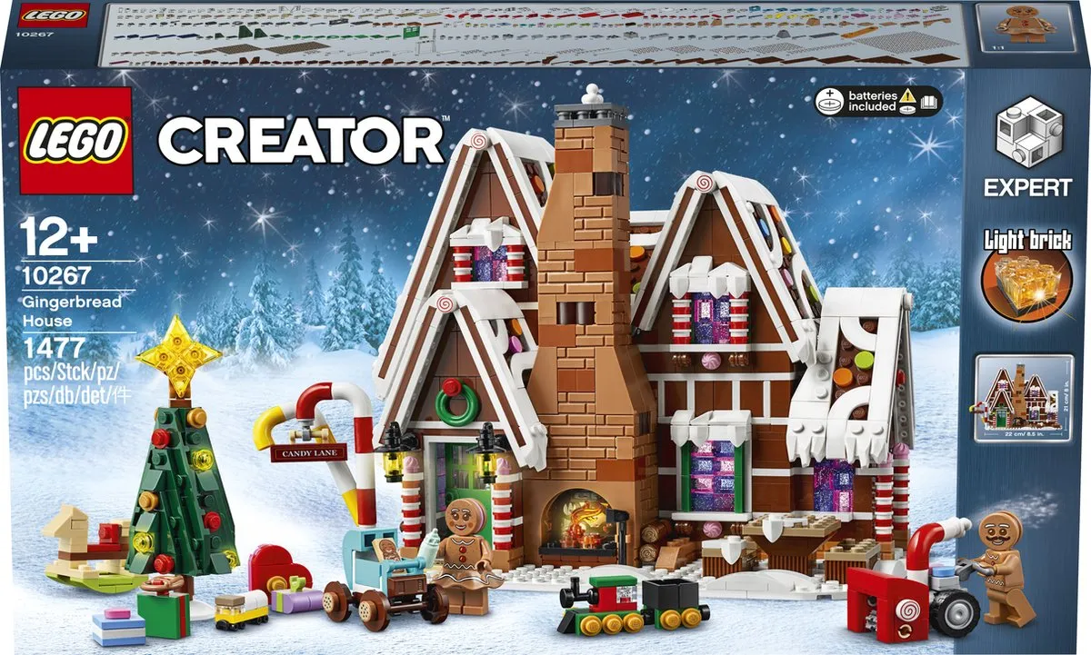 LEGO Creator Expert Peperkoekhuisje 10267 - 1477 Stukken