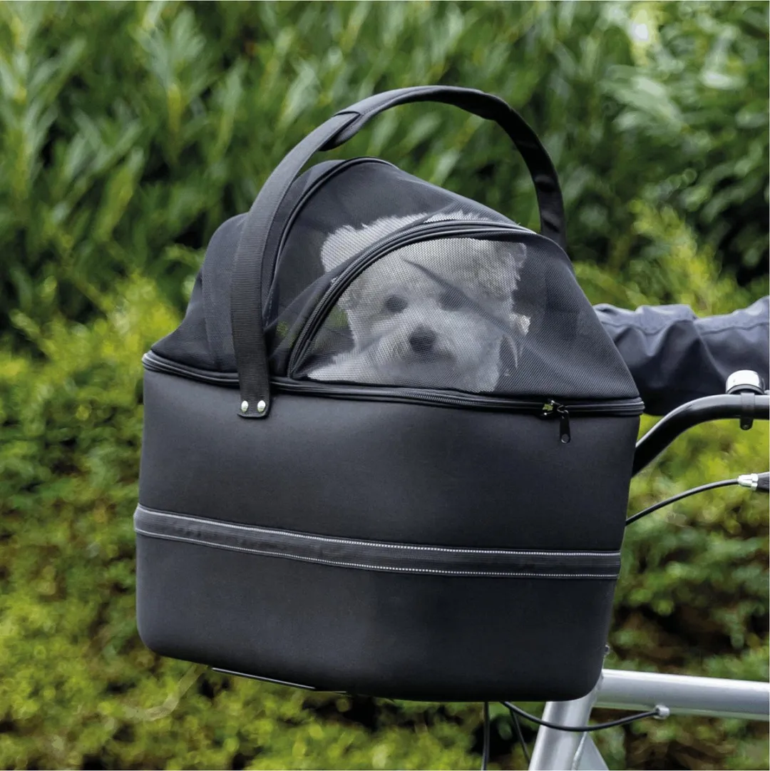 Trixie Stuur Fietsmand voor Honden - Zwart 41x29x47cm