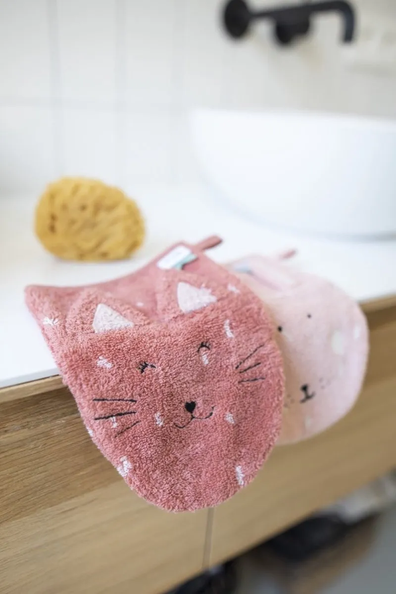 Trixie Washandje 2-pack - Roze - afbeelding 6 van 6