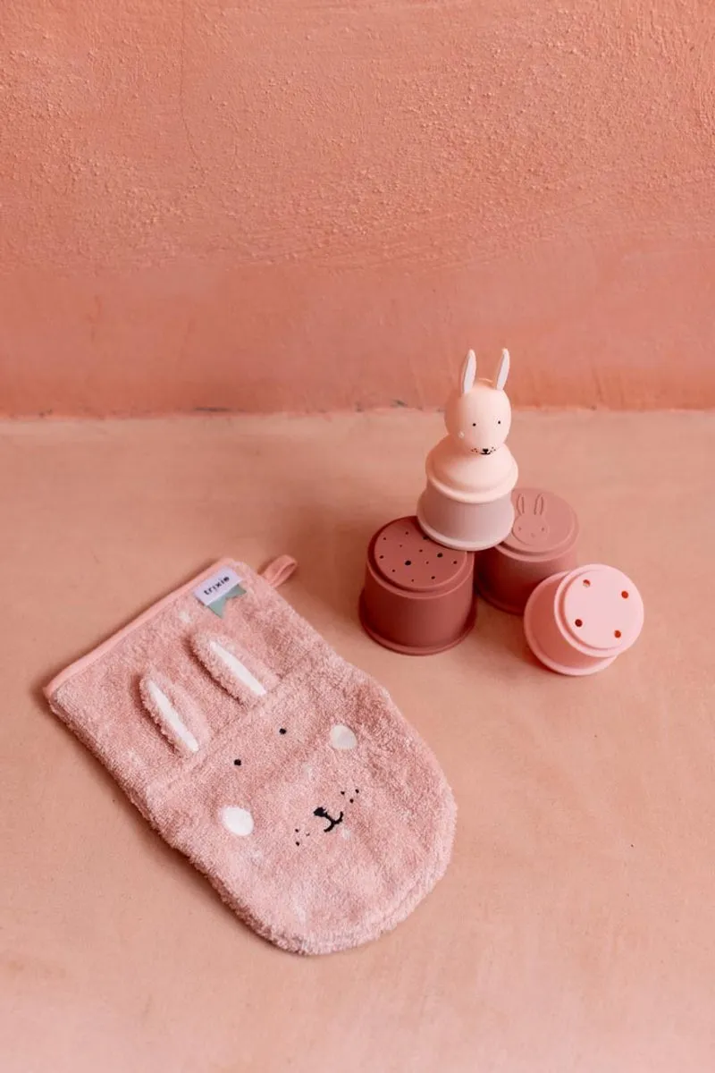 Trixie Washandje 2-pack - Roze - afbeelding 4 van 6
