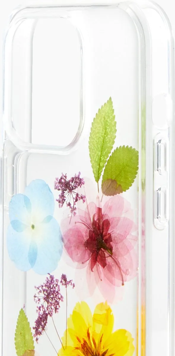 iDeal of Sweden Clear Case Premium iPhone 15 Pro - Summer Blossom