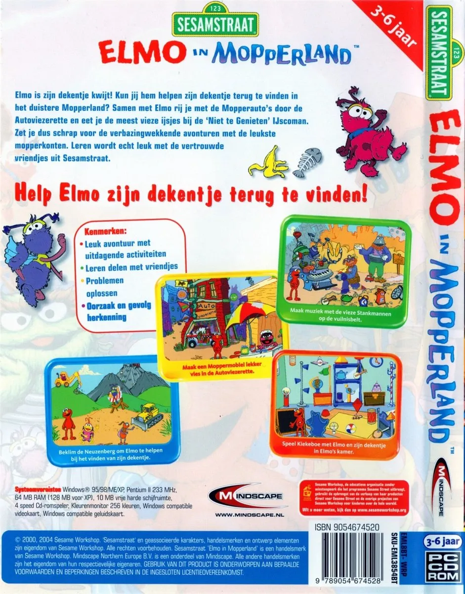 Mindscape Sesamstraat Elmo In Mopperland - Windows