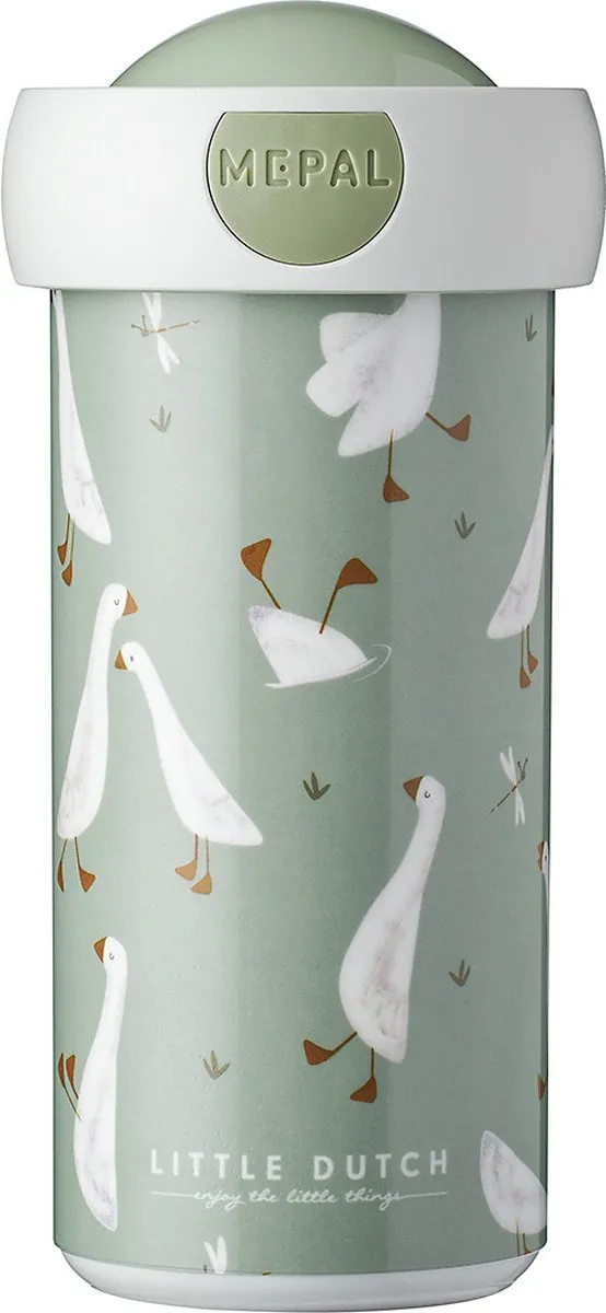 Mepal schoolbeker Campus Little Dutch - 300 ml - Sluit goed af - Drinkbeker voor kinderen - Little Goose