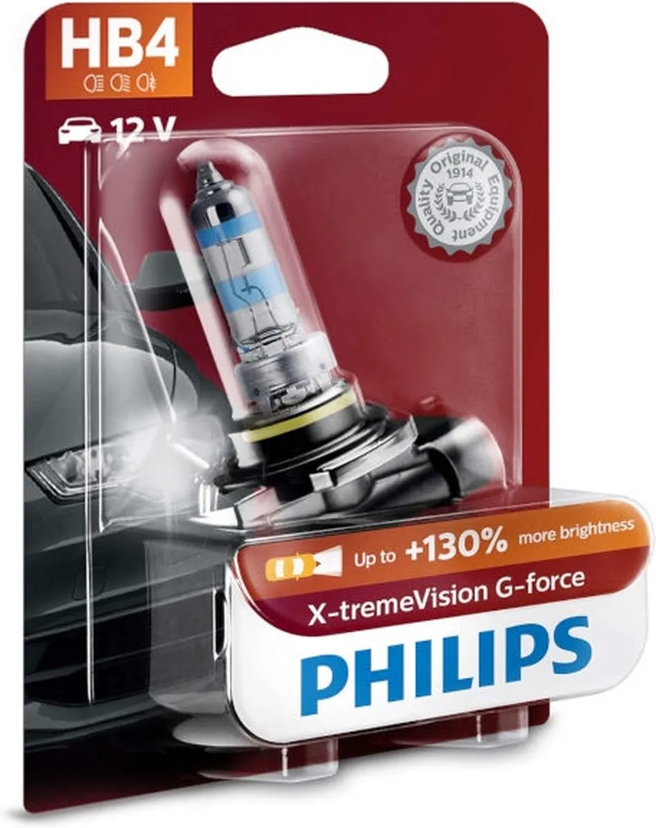 Philips X-tremeVision G-force HB4 9006XVGB1 Halogeenlamp