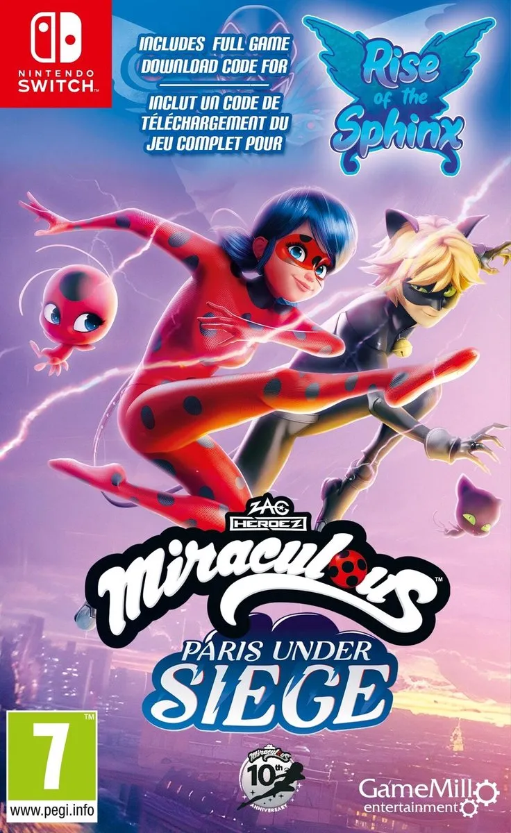 Mindscape Miraculous Double Pack Nintendo Switch - Paris Under Siege & Rise of the Sphinx
