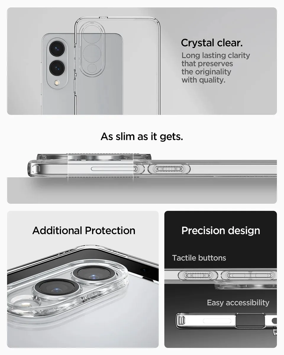Spigen Liquid Crystal Case Samsung Galaxy S25 Edge - Transparant