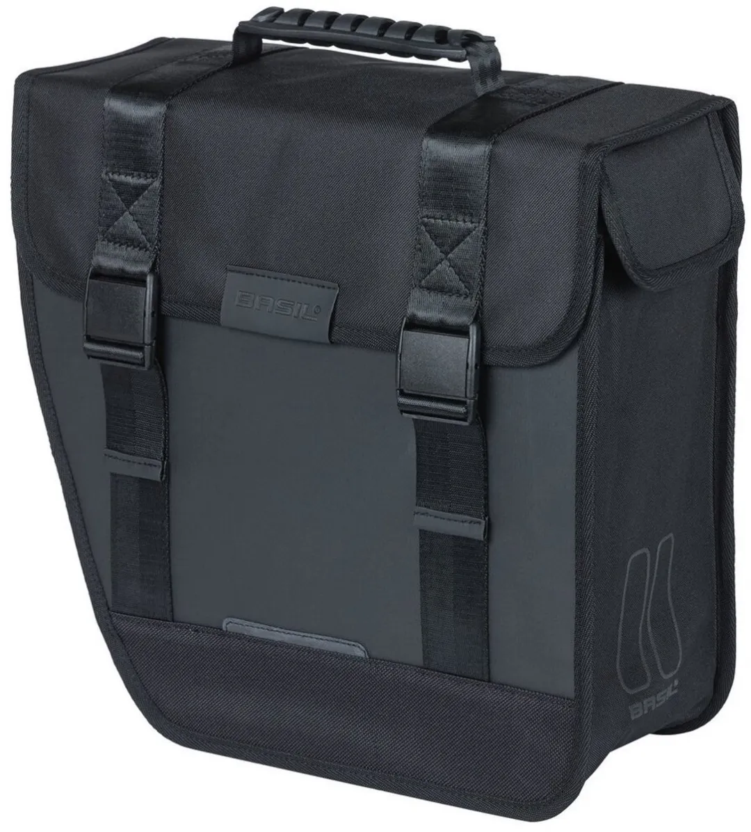 Basil Tour Waterproof Fietstas 14L - Zwart