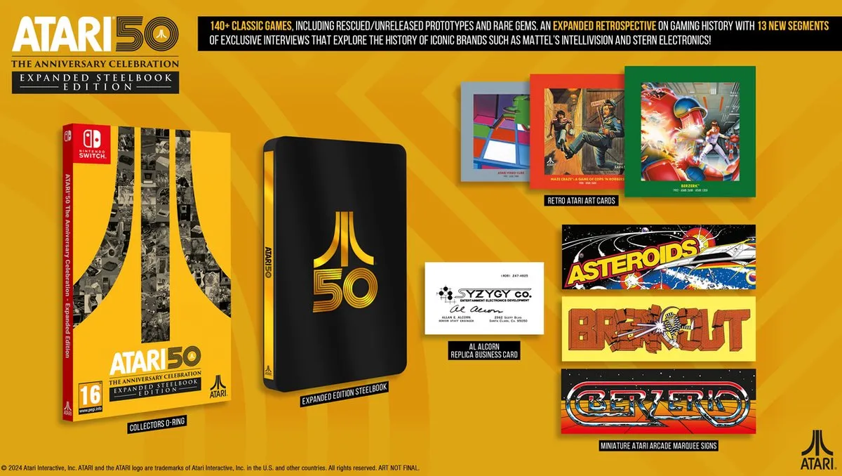 Mindscape Atari 50 Anniversary Steelbook - Switch - Expanded Edition