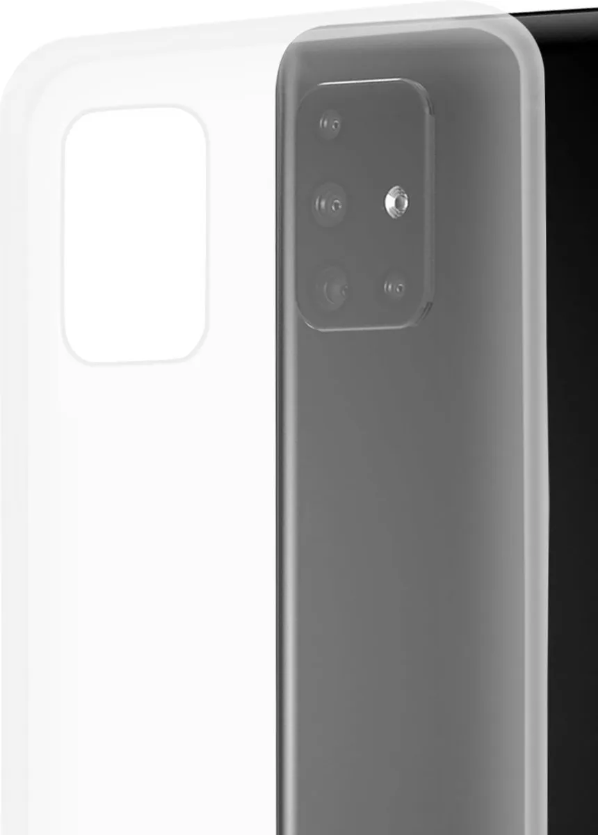 Azuri Hoesje Samsung Galaxy A71 A715F76481201 - Transparant