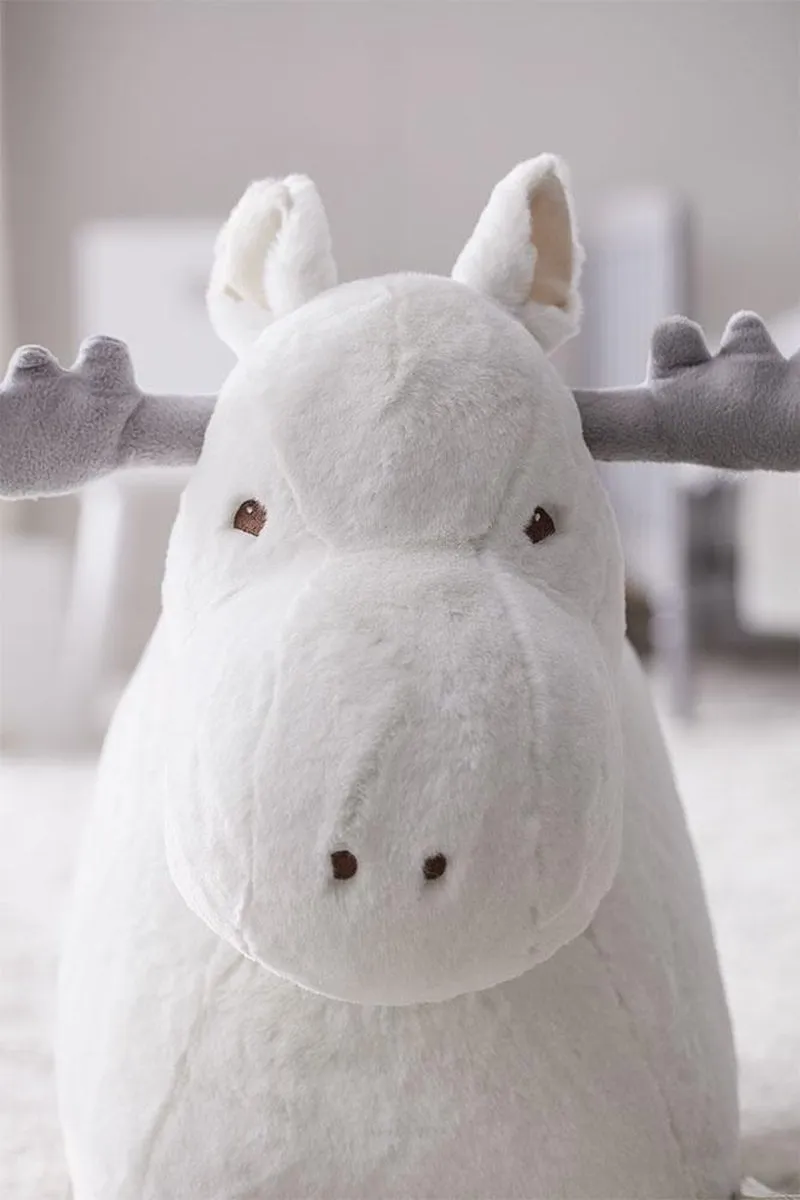 Rocking Schommel Rendier Wit Edvine