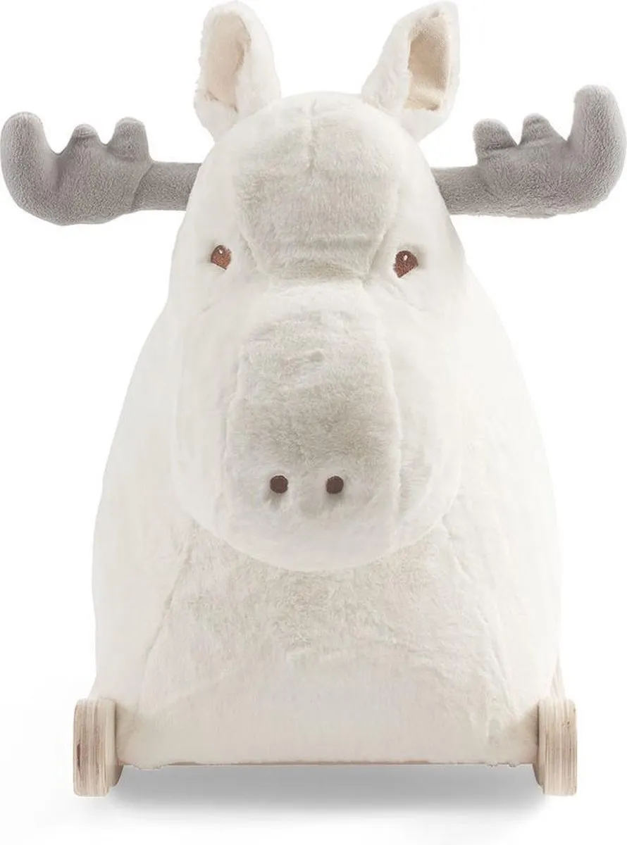 Rocking Schommel Rendier Wit Edvine