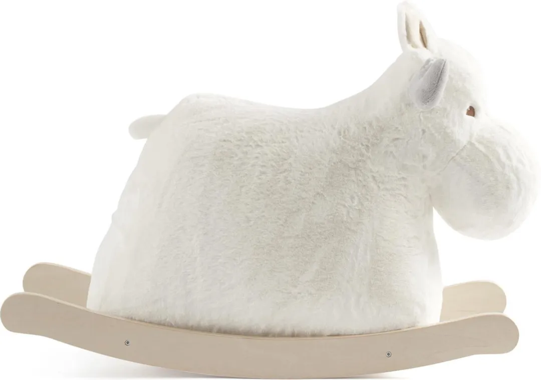 Rocking Schommel Rendier Wit Edvine