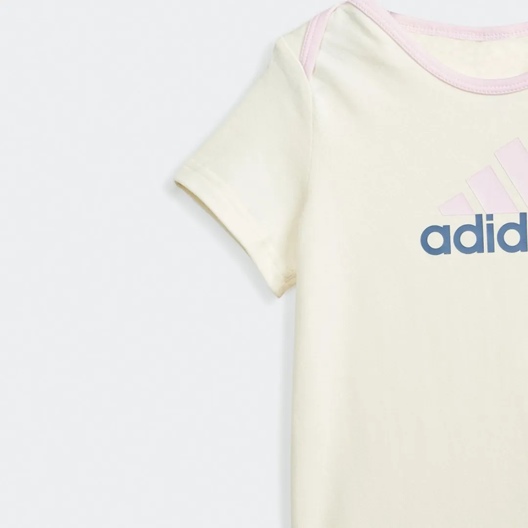 Adidas Rompertje met mutsje - Maat 98 - Roze