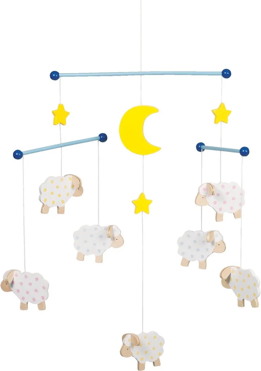 Mobiel: SCHAAP 40x38cm, in hout