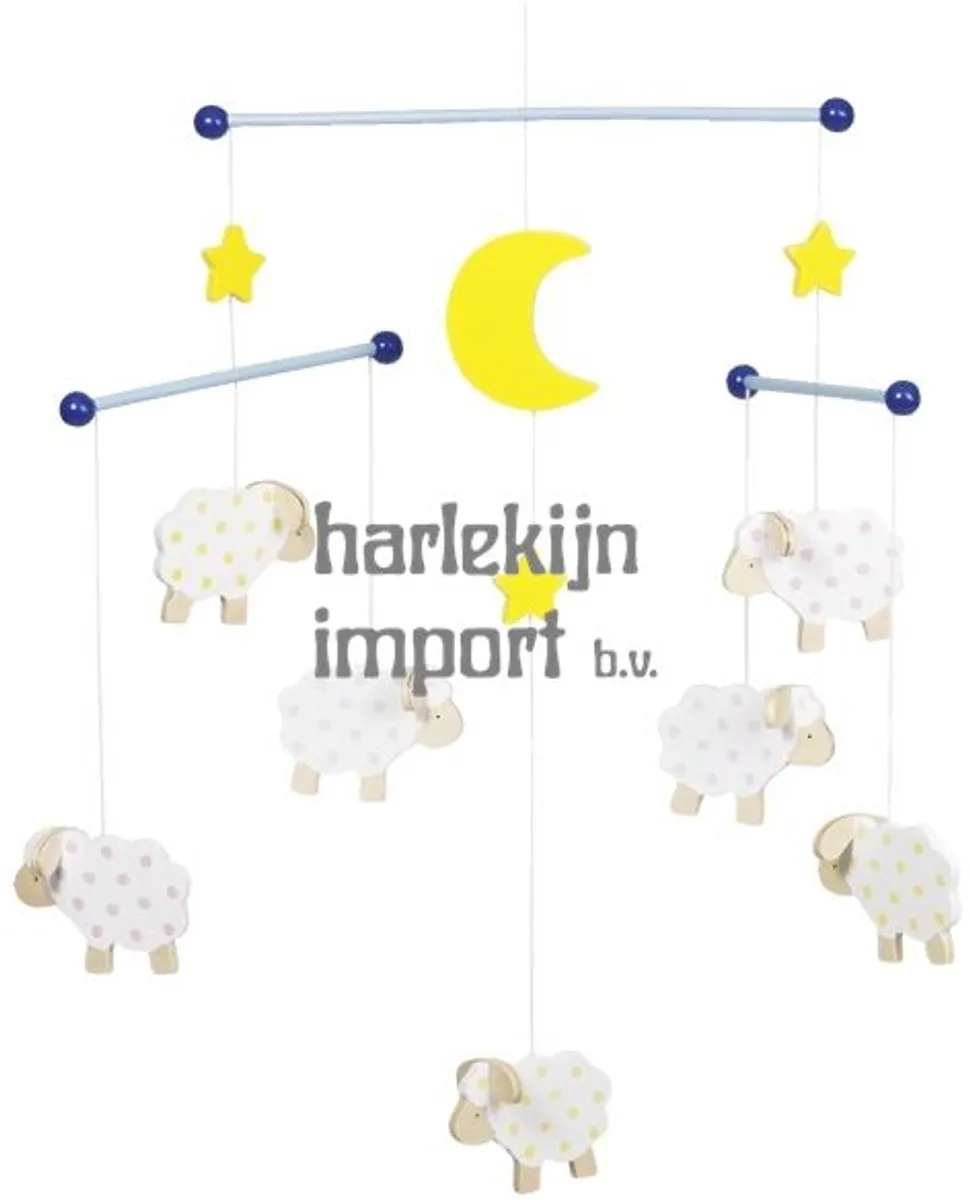 Mobiel: SCHAAP 40x38cm, in hout