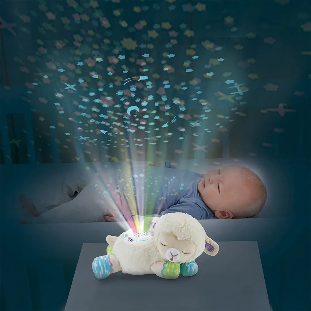 VTech Baby Nachtlamp Schaap 3-in-1 - Lichtprojectie & Muziek - Multicolor - afbeelding 3 van 6