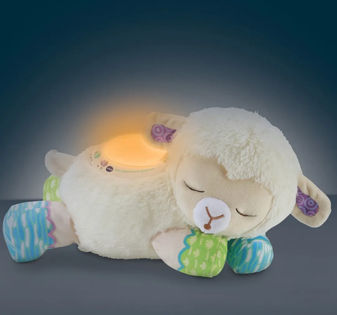 VTech Baby Nachtlamp Schaap 3-in-1 - Lichtprojectie & Muziek - Multicolor - afbeelding 6 van 6