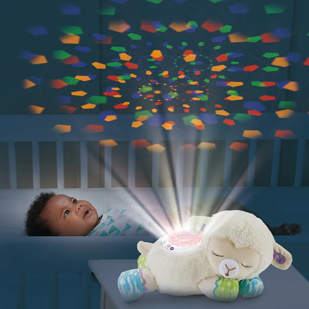 VTech Baby Nachtlamp Schaap 3-in-1 - Lichtprojectie & Muziek - Multicolor - afbeelding 5 van 6