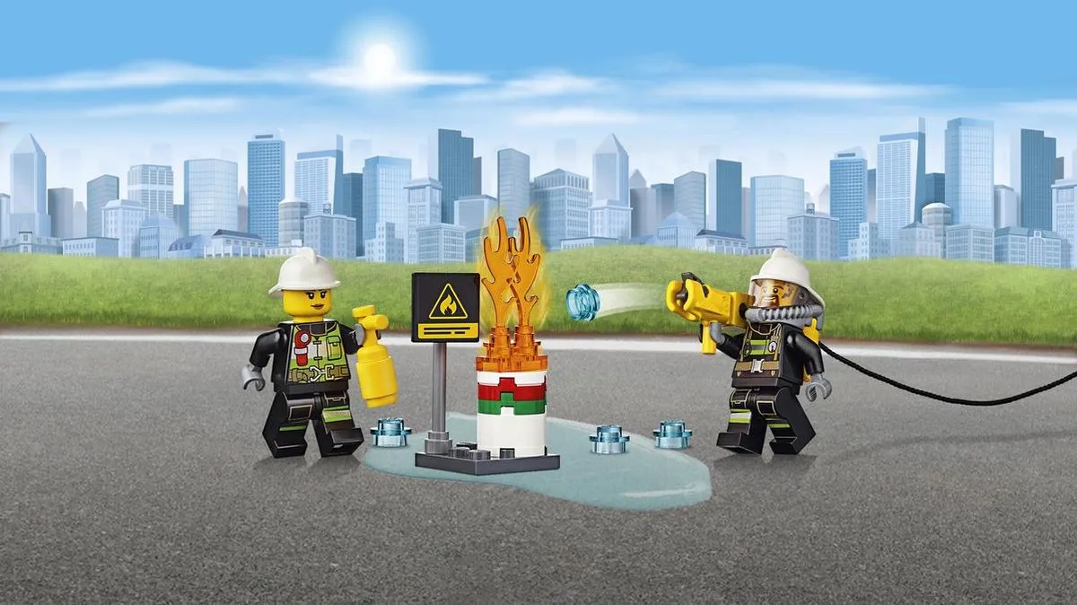 LEGO City Brandweer Ladderwagen 60107 - 214 Stukken