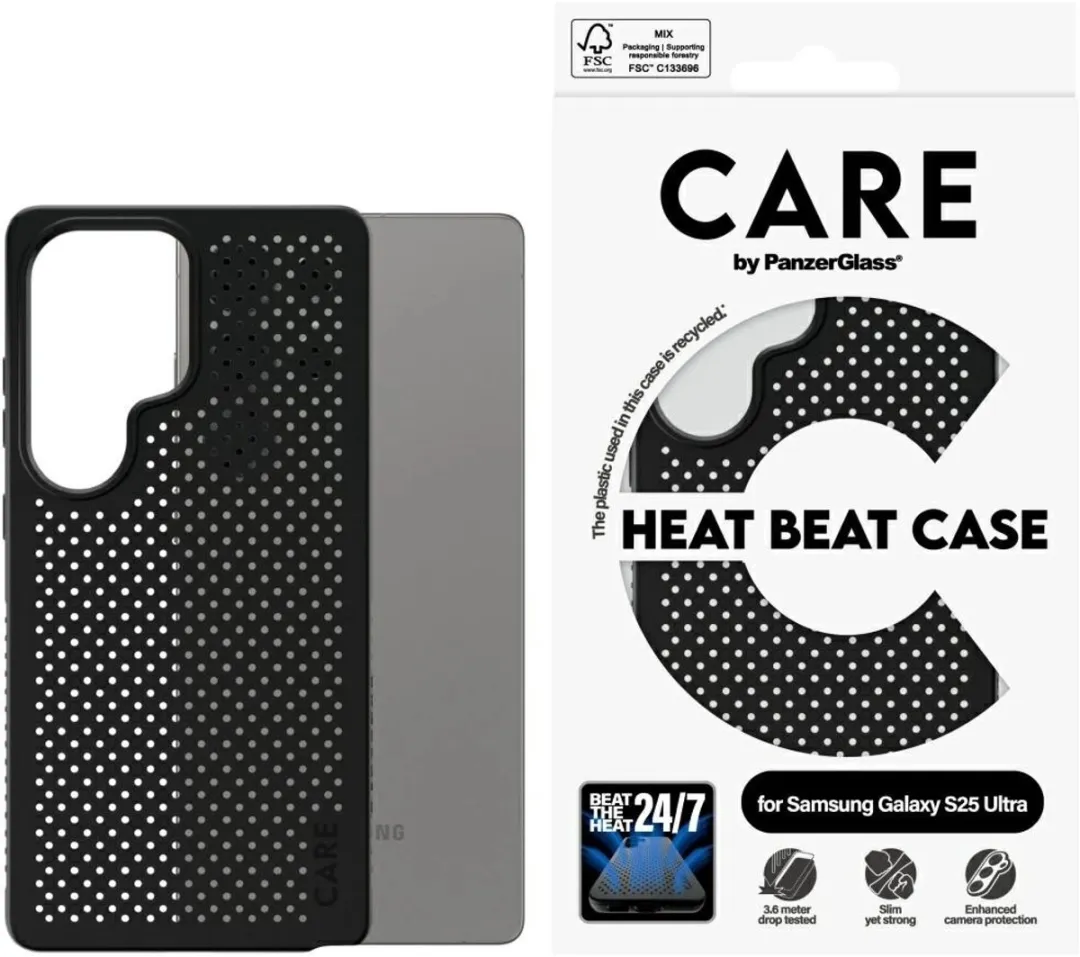 PanzerGlass Hoesje Samsung Galaxy S25 Ultra - Zwart - afbeelding 6 van 6