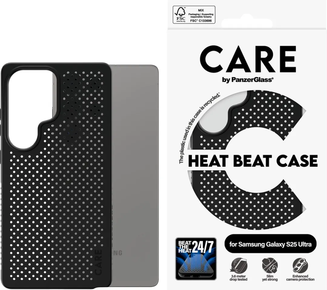 PanzerGlass Hoesje Samsung Galaxy S25 Ultra - Zwart