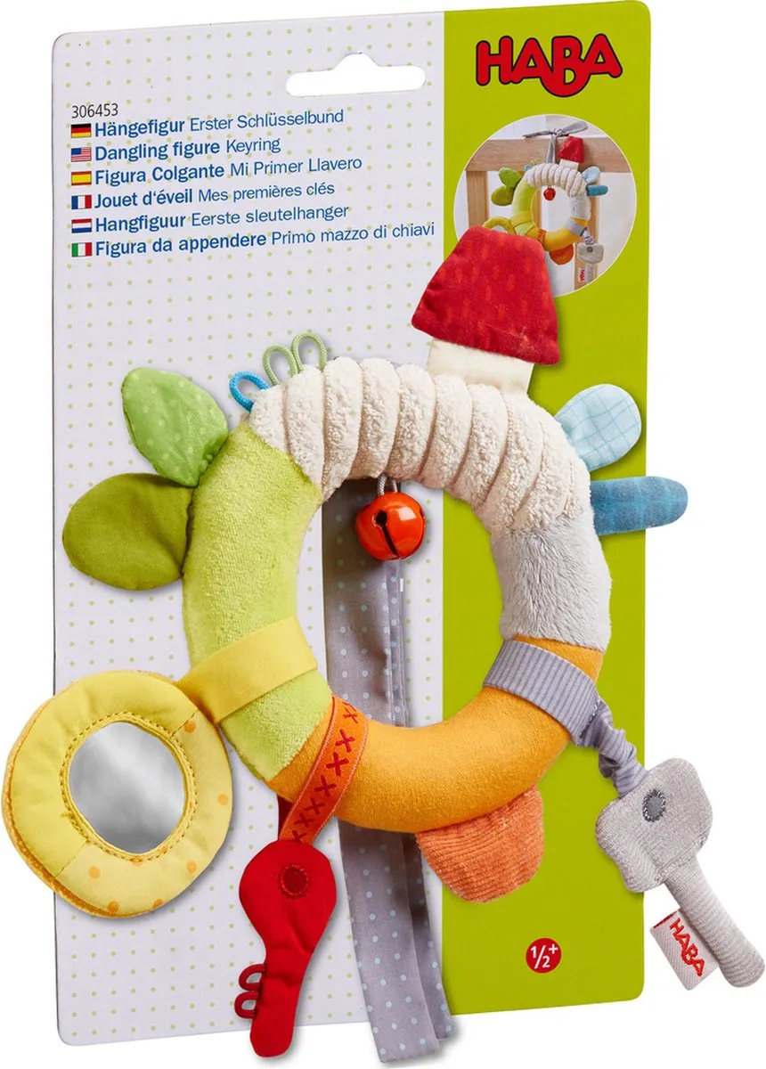 Haba Hangfiguur Eerste Sleutelhanger 24x25cm Multicolor