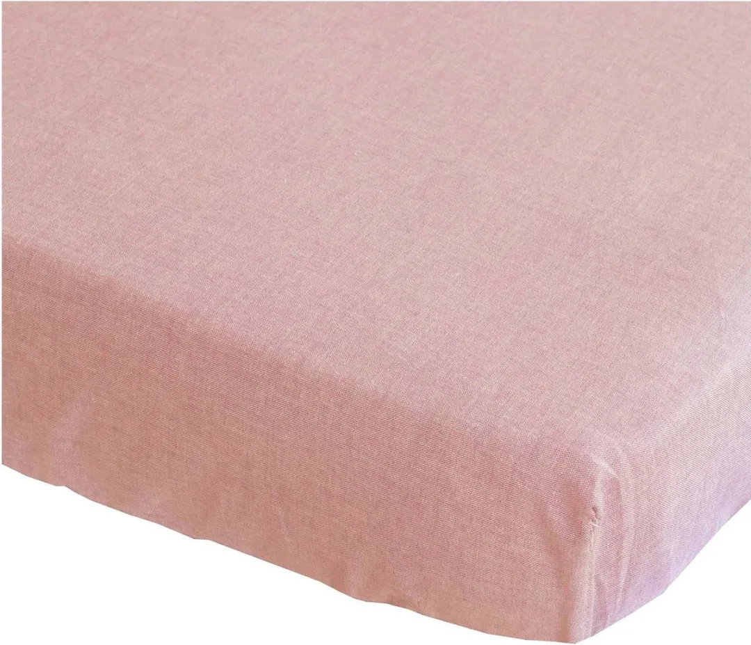 BINK Bedding Hoeslaken Bo Peach 40x80cm