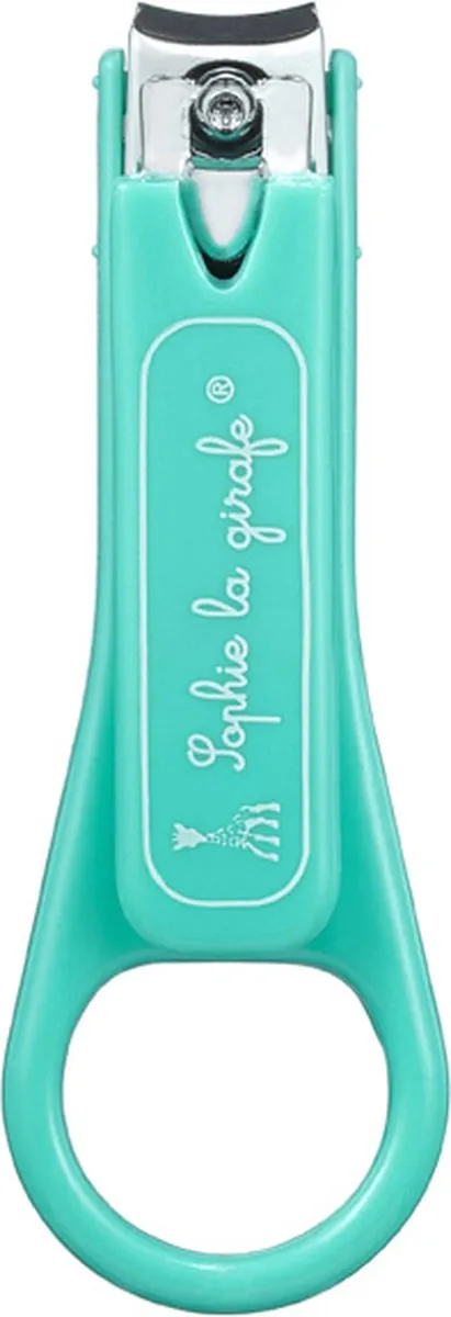 Sophie de Giraf Baby Verzorgingsset 5-in-1 - Badthermometer, Schaartje, Nagelknipper, Kam & Haarborstel - Blauw/Turquoise