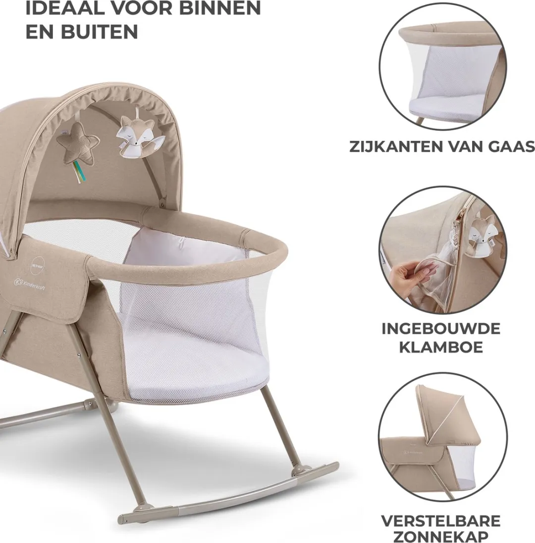 KinderKraft LOVI 3-in-1 Reiswieg - Beige