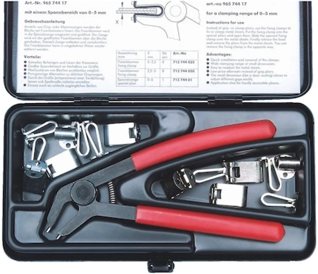 Würth Borgklem set PLAATKLEMMEN-SET-17DLGZEBRA