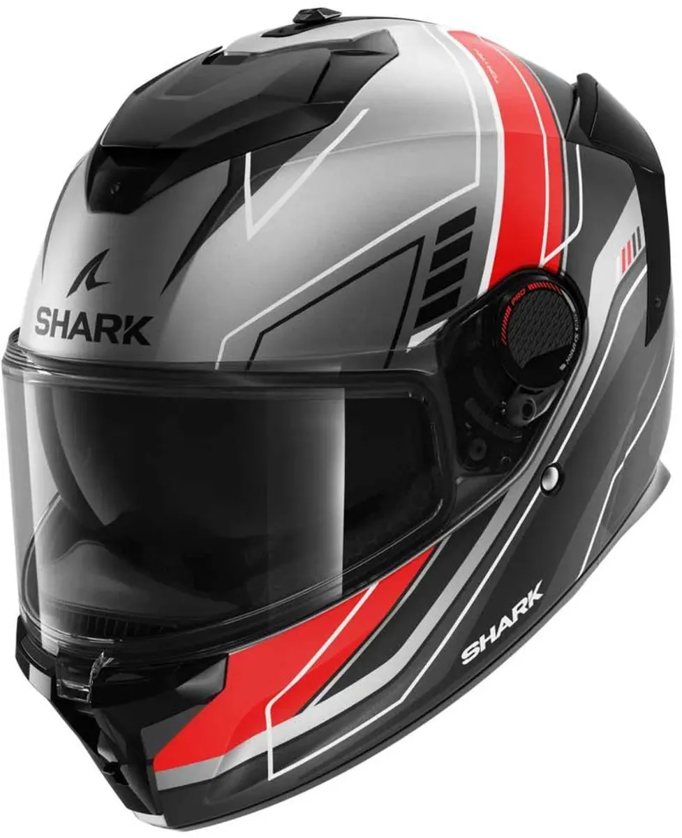 Shark Spartan GT Pro Toryan Mat Antraciet/Rood Integraalhelm - XL - afbeelding 6 van 6