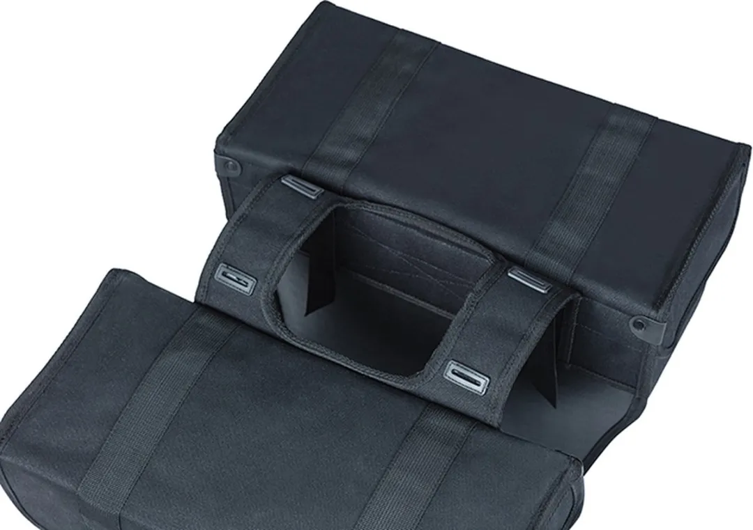 Basil Kavan Eco Classic Dubbele Fietstas 46L - Zwart