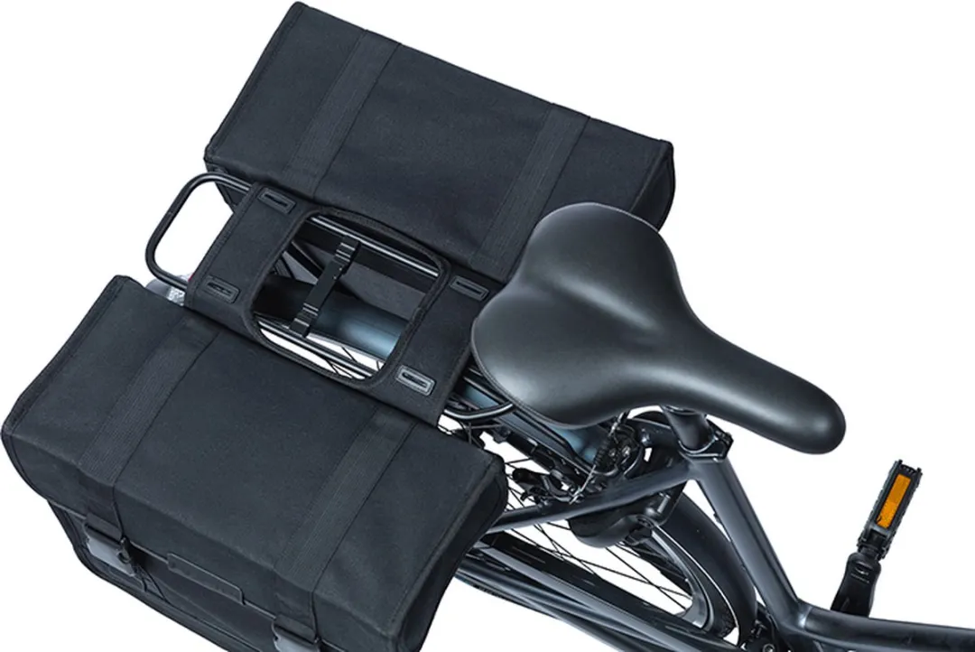 Basil Kavan Eco Classic Dubbele Fietstas 46L - Zwart