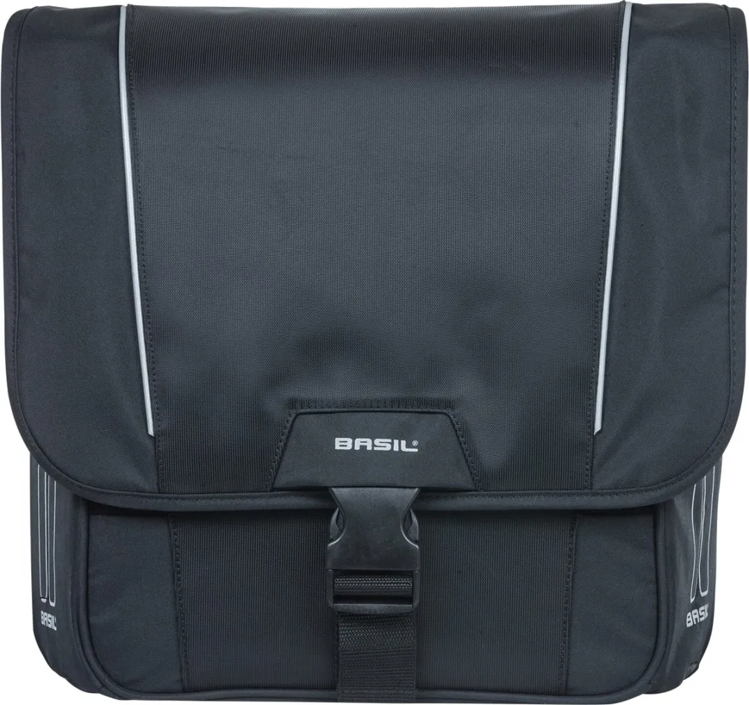 Basil Sport Design Dubbele Fietstas MIK - 16L - Zwart