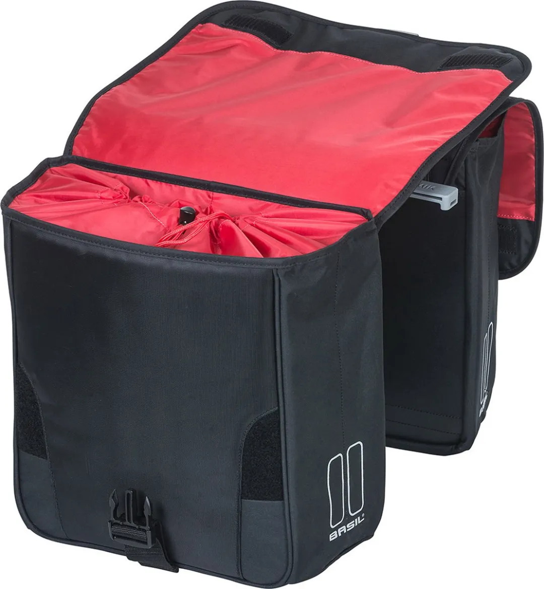 Basil Sport Design Dubbele Fietstas MIK - 16L - Zwart