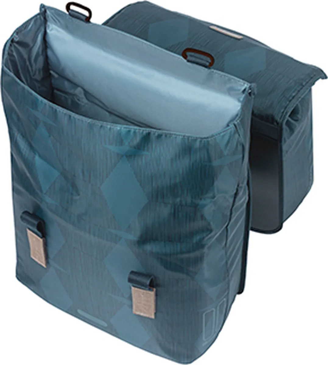 Basil Elegance Dubbele Fietstas 40L - Estate Blauw