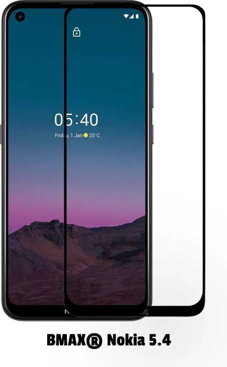 BMAX Nokia 5.4 Screenprotector Full Cover