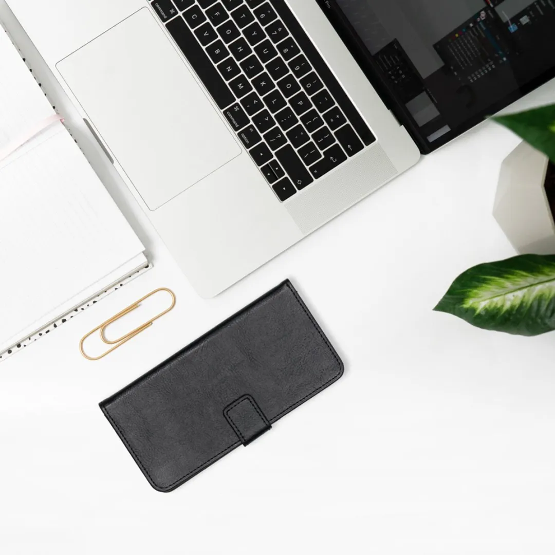 Imoshion Hoesje Samsung Galaxy A41 - 3 Pasjes - Zwart