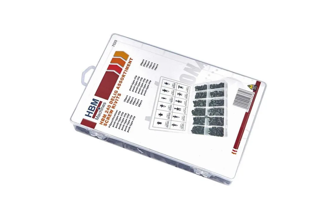 HBM 240-delig Assortiment Screw Rivits