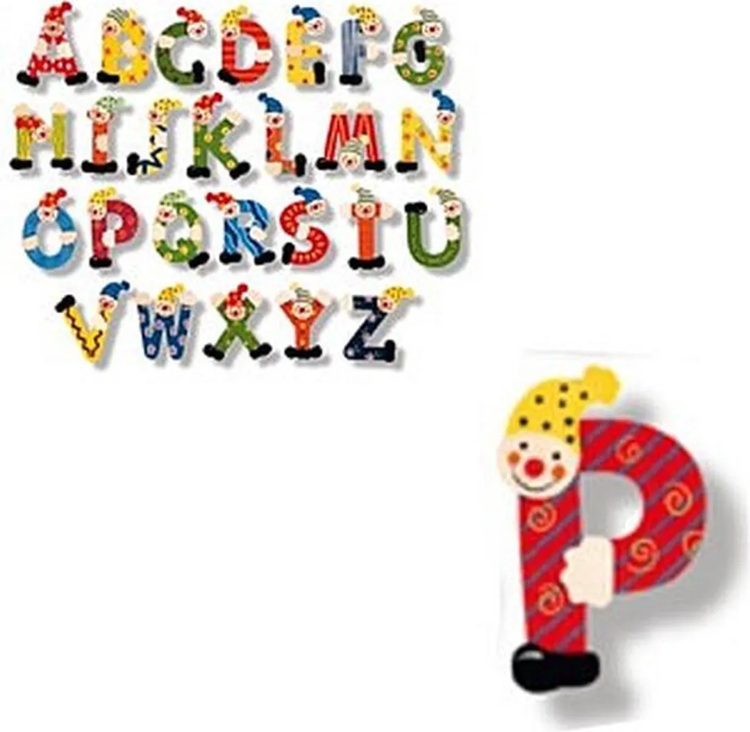 Simply For Kids Houten Naamletter Clown P