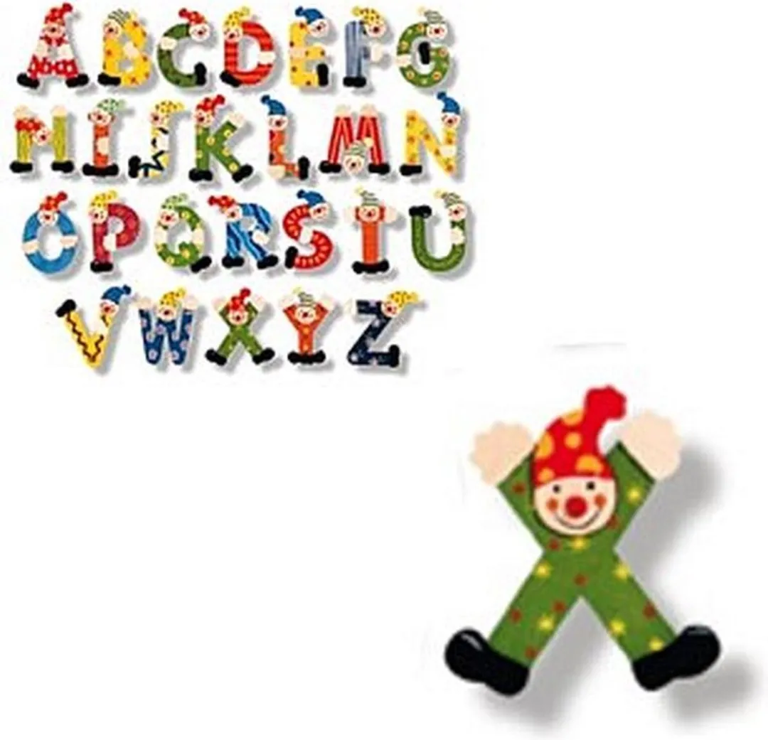 Simply For Kids Houten Naamletter Clown X