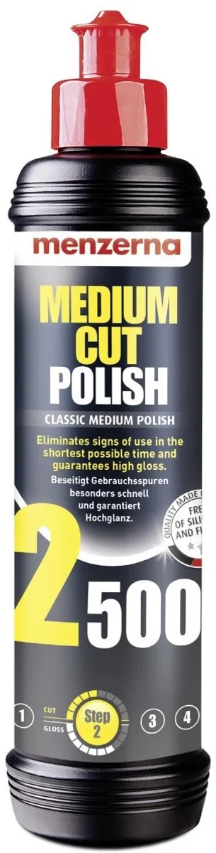Menzerna 2500 Medium Cut Polijstmiddel 250ml
