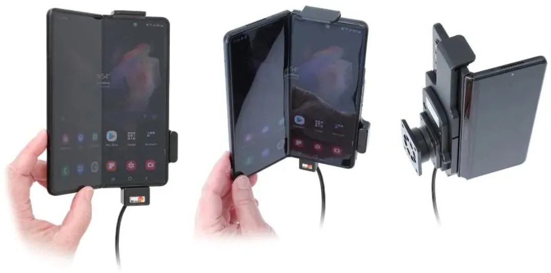 Brodit 152230587 Samsung Z Fold4/Fold5 USB Houder - Zwart
