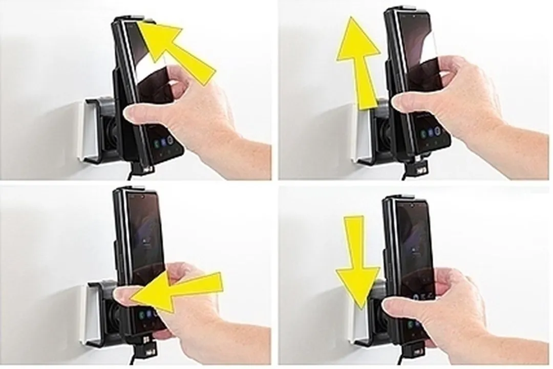 Brodit 152230587 Samsung Z Fold4/Fold5 USB Houder - Zwart