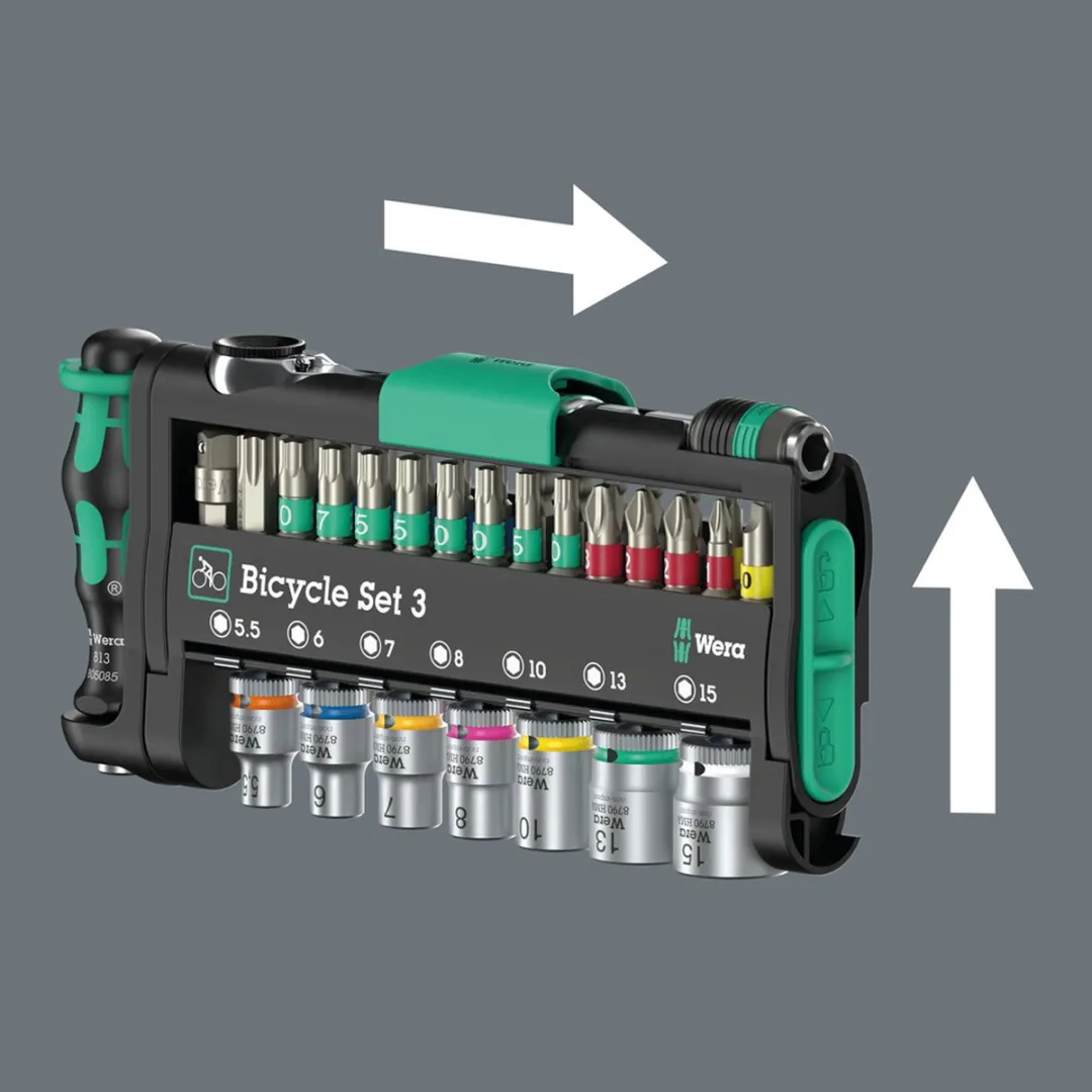 Wera Bicycle Set 3 Bit-/Steckschlüsselset 41-delig