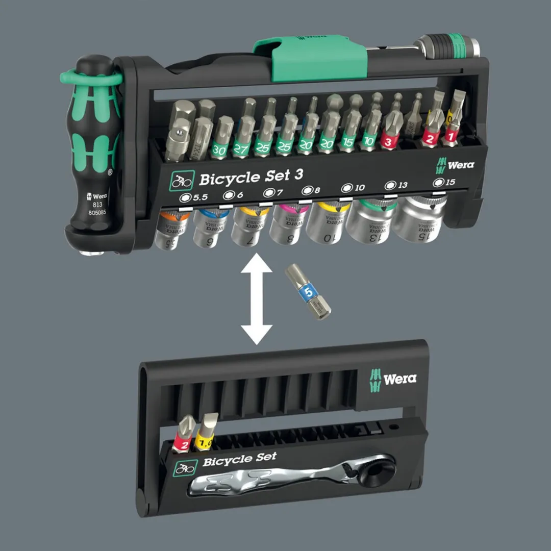 Wera Bicycle Set 3 Bit-/Steckschlüsselset 41-delig