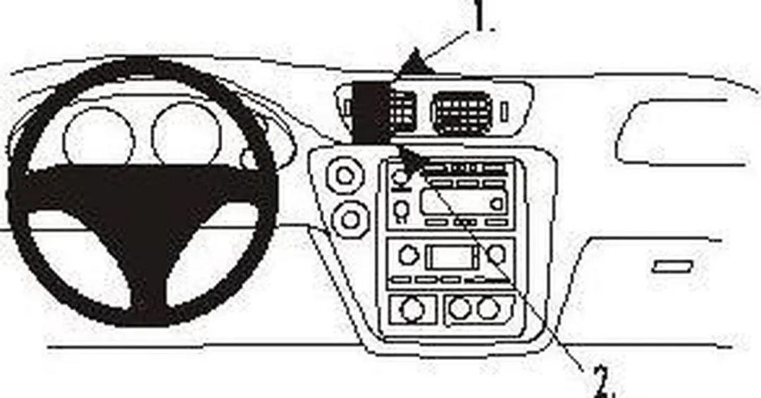 Brodit ProClip 852949 Houder - Chevrolet Trail Blazer 2002-2009 - afbeelding 2 van 2